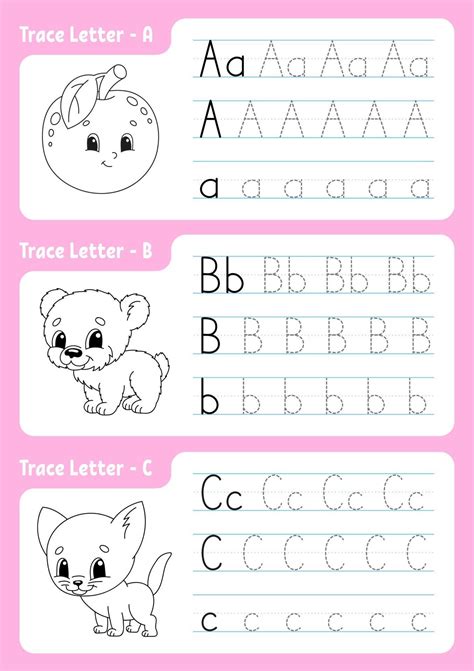 Printable A B C Practice Sheets