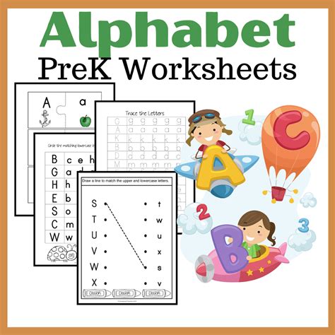 Printable Alphabet Activities For Preschoolers
