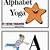 printable alphabet yoga cards