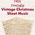printable antique christmas music
