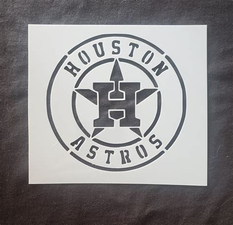 Printable Astros Pumpkin Stencil