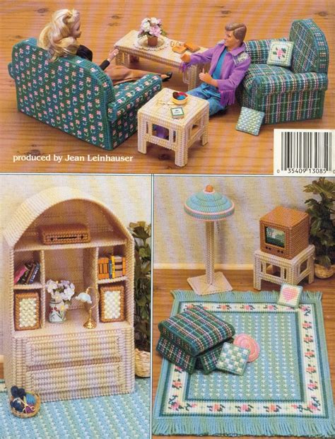 Building Block Dollhouses in Plastic Canvas Including by AllsFairy