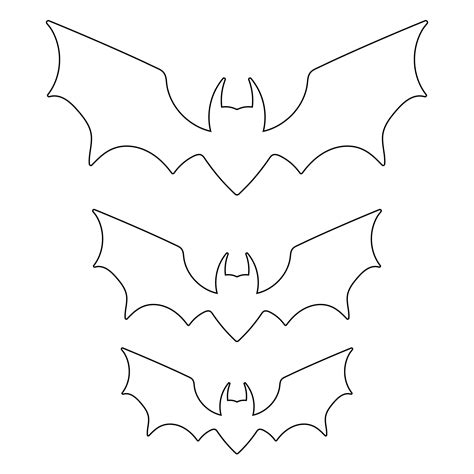 Shape Bats Halloween Paper Craft For Preschoolers+Free Template