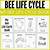 printable bee life cycle worksheet