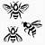 printable bee stencil