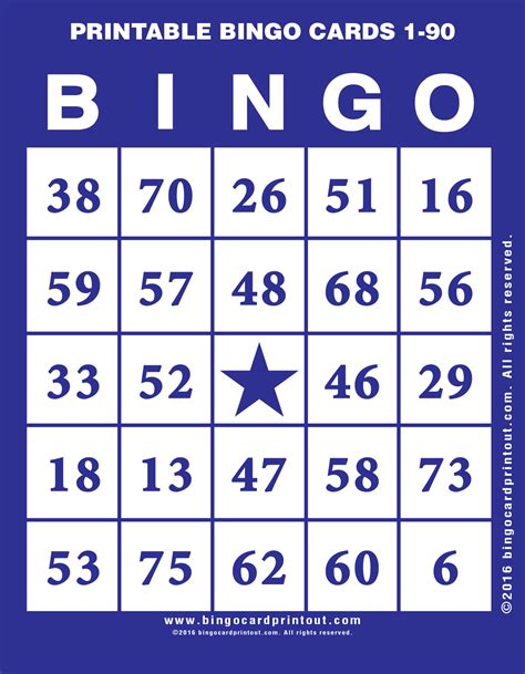 Free Printable Bingo Cards 190 Pdf F R E E P R I N T A B L E B I N G