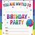 printable birthday invitation templates