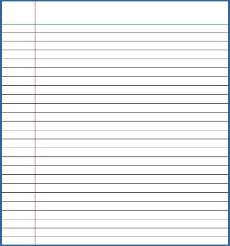 Printable Blank Lined Paper: A Comprehensive Guide