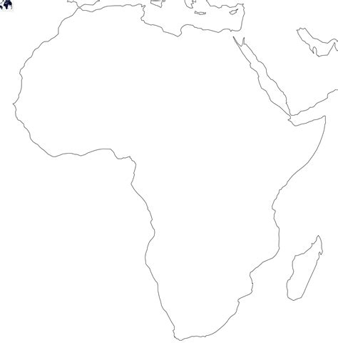 Blank map of Africa by AblDeGaulle45 on DeviantArt