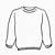 printable blank sweater template
