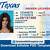 printable blank texas drivers license template