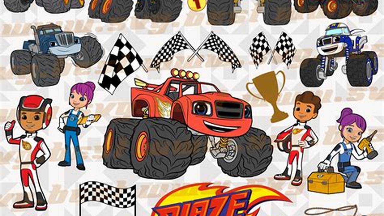 Unleash the Roar: Printable Blaze and the Monster Machines Characters for Endless Fun and Learning