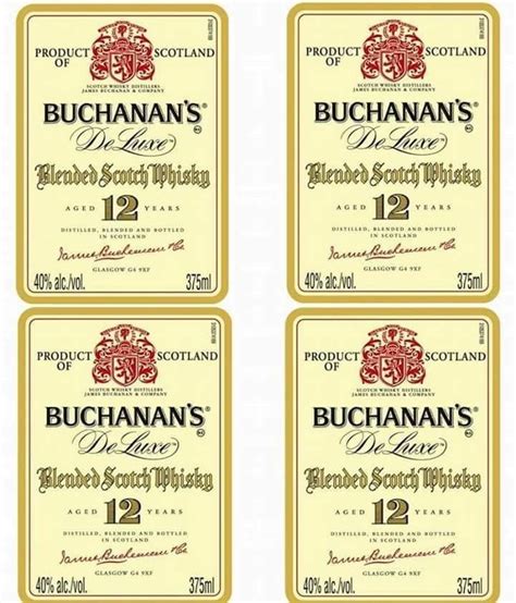 Printable Buchanan's Label Template