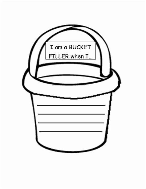 Have You Filled A Bucket Today Coloring Page