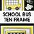 printable bus ten frame