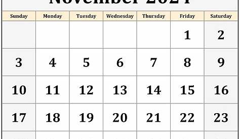 Blank November 2022 Calendar -Download Any Templates