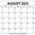 printable calendar 2023 august