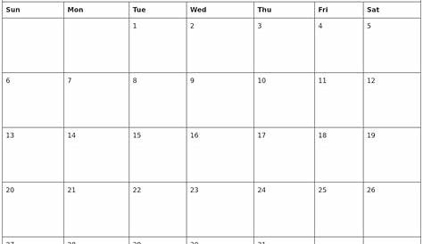 Calendar For August 2023 - Printable Template Calendar