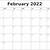 printable calendar february march 2022