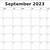 printable calendar template september 2023