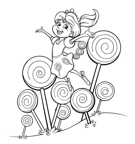 Printable Candyland Coloring Pages: Fun And Creative Way To Spend Your Time