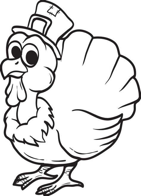 Turkey Coloring Pages Munchkins and Mayhem