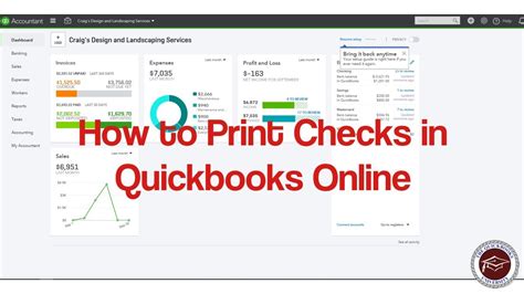 Printable Checks For Quickbooks Online