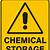 printable chemical storage signs