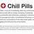 printable chill pill label template