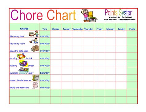 Chore Charts for Multiple Children Luxury Chore System for Multiple