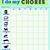 printable chores chart