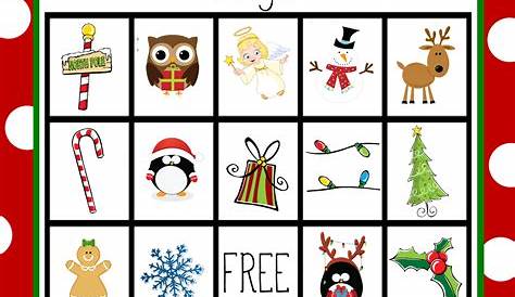 Printable Christmas Bingo Cards Santa Card Free