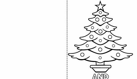 Printable Christmas Cards To Color Card ing Page Crafts actvities And Worksheets
