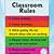 printable classroom rules for middle school