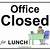 printable closed for lunch sign