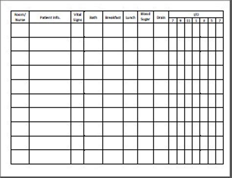 Blank+Nursing+Report+Sheets+For+Newborns Nursing Patient Worksheet