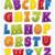 printable colorful alphabet letters free