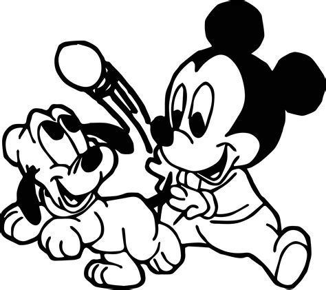 Mickey Mouse Coloring Pages Free download on ClipArtMag