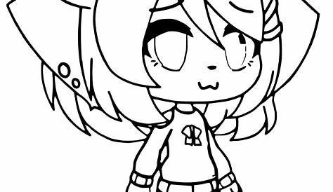 Gacha Life Coloring Pages Girl Coloring Pagez | Images and Photos finder