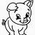 printable coloring pages pig