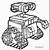 printable coloring pages robot