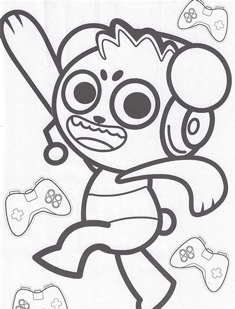 Ryan Toy Review Coloring Pages Free Coloring Pages