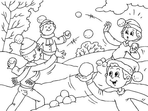 Coloring Pages Winter Coloring Pages and Clip Art Free and Printable