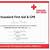 printable cpr certificate templates free