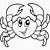 printable crab coloring pages