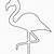 printable cut out flamingo template