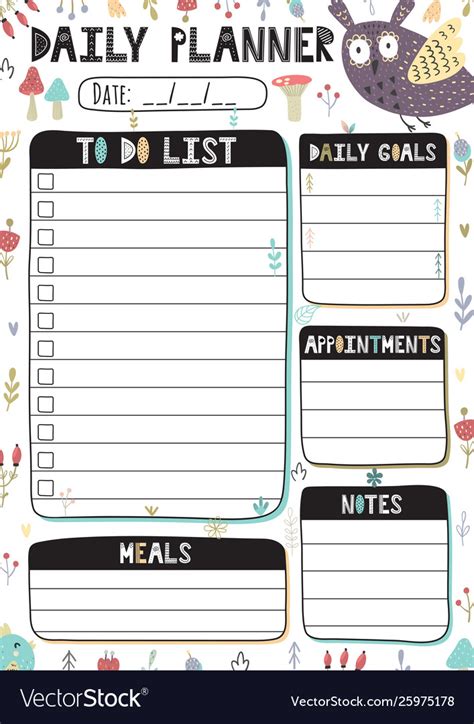 4 Best Images of Printable Weekly Student Planner Template Printable