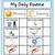 printable daily routine chart for adults