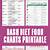 printable dash diet food list
