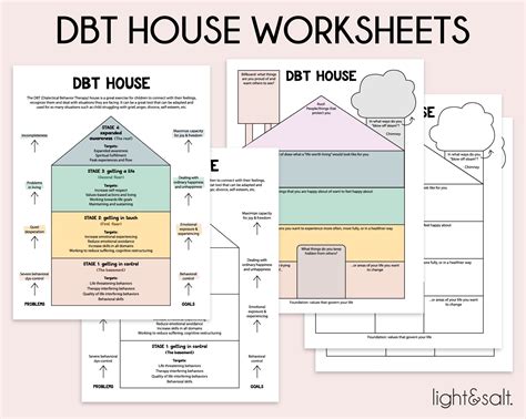 8 Best Images of DBT Printable House Templates Draw Your DBT House